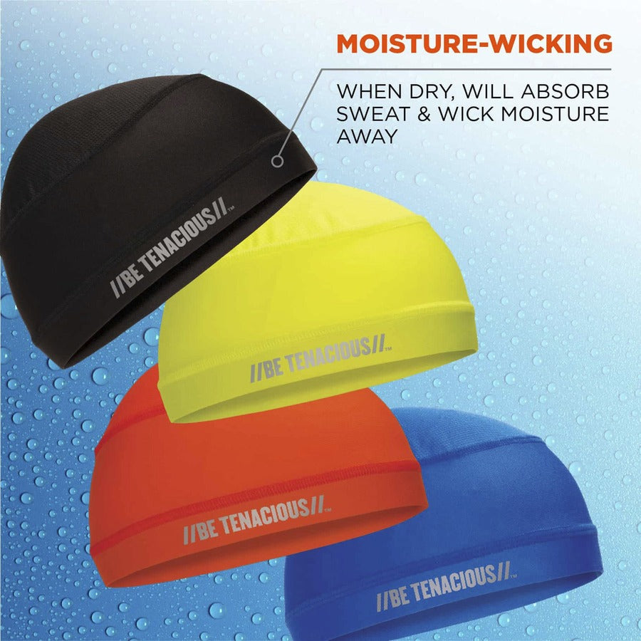 Ergodyne 6632 Cooling Skull Cap - Fabric, Elastic - Lime