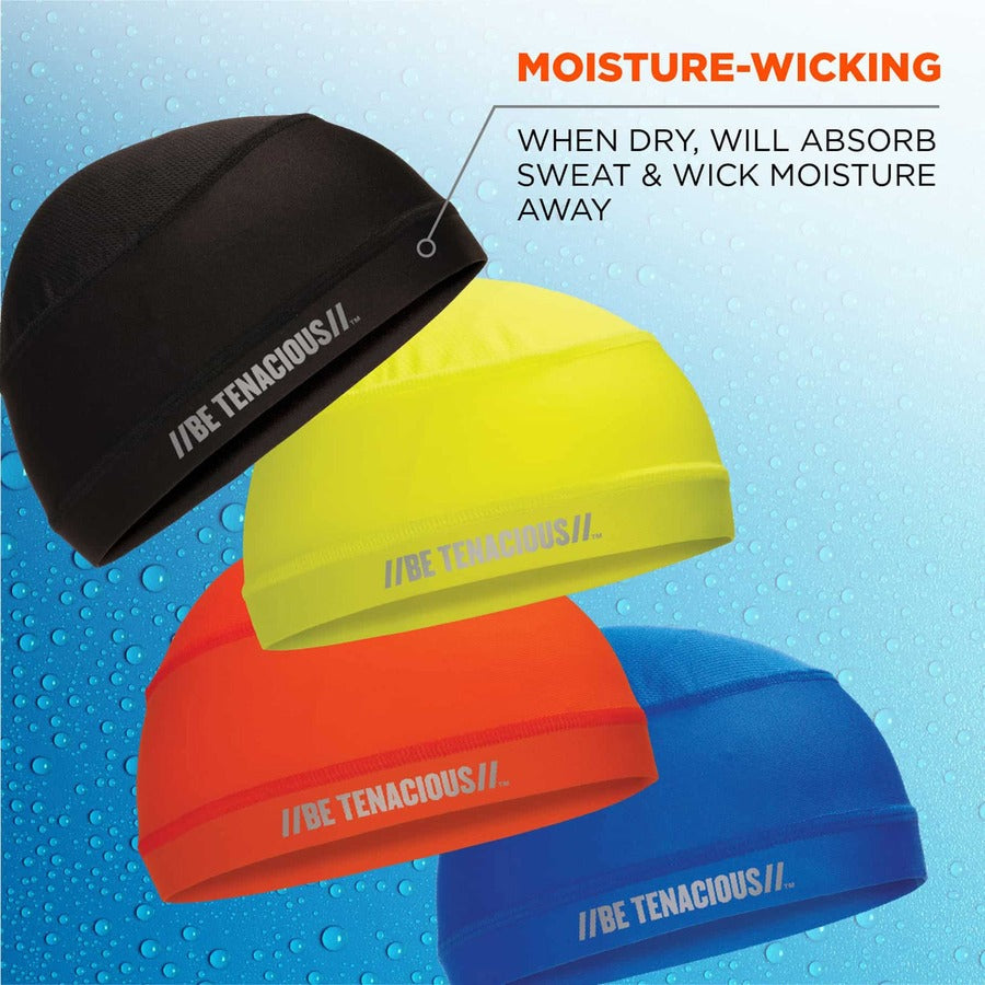 Ergodyne 6632 Cooling Skull Cap - Fabric, Elastic - Orange