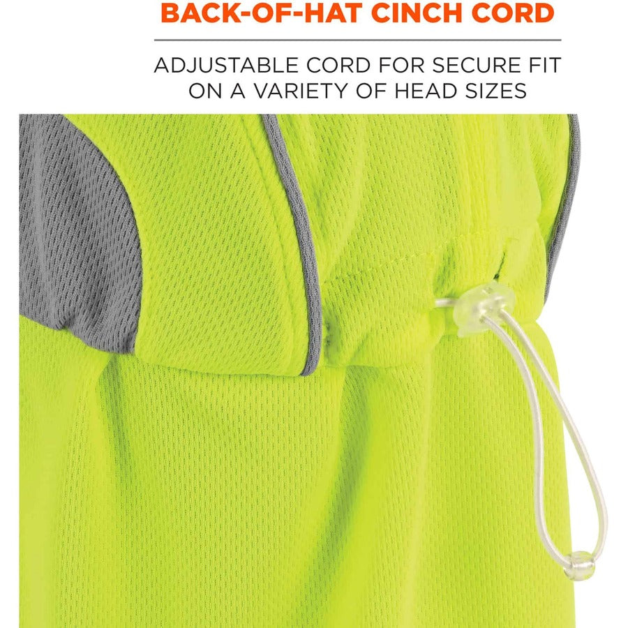Ergodyne 6650 High-Performance Hat with Neck Shade - Lime