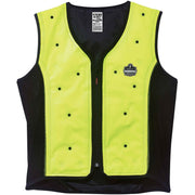 Ergodyne 6685 Premium Dry Evaporative Cooling Vest, Medium, Zipper Closure, Lime, Machine Washable, Lightweight, Durable, Ventilated, Stretchable, Antimicrobial, High Visibility, 1 Each