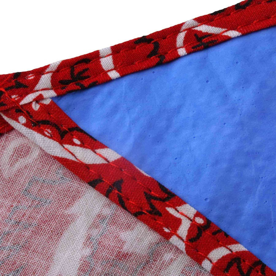 Ergodyne 6710CT Evaporative Cooling Bandana Triangle Hat - 9.5" Height x 0.5" Width - Red Western - Polyvinyl Alcohol (PVA) - 6 / Carton