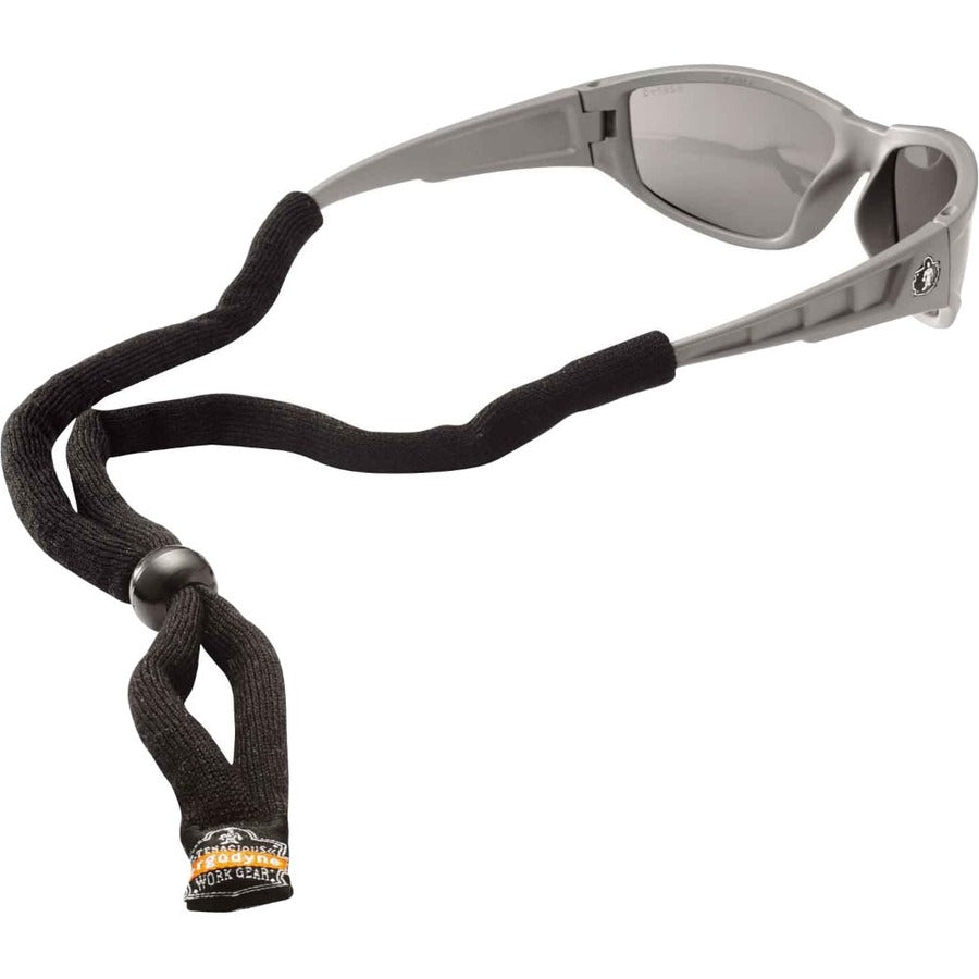 Adjustable - 0.3" Height x 1.5" Width x 14" Length - Black - Cotton - 6 / Carton