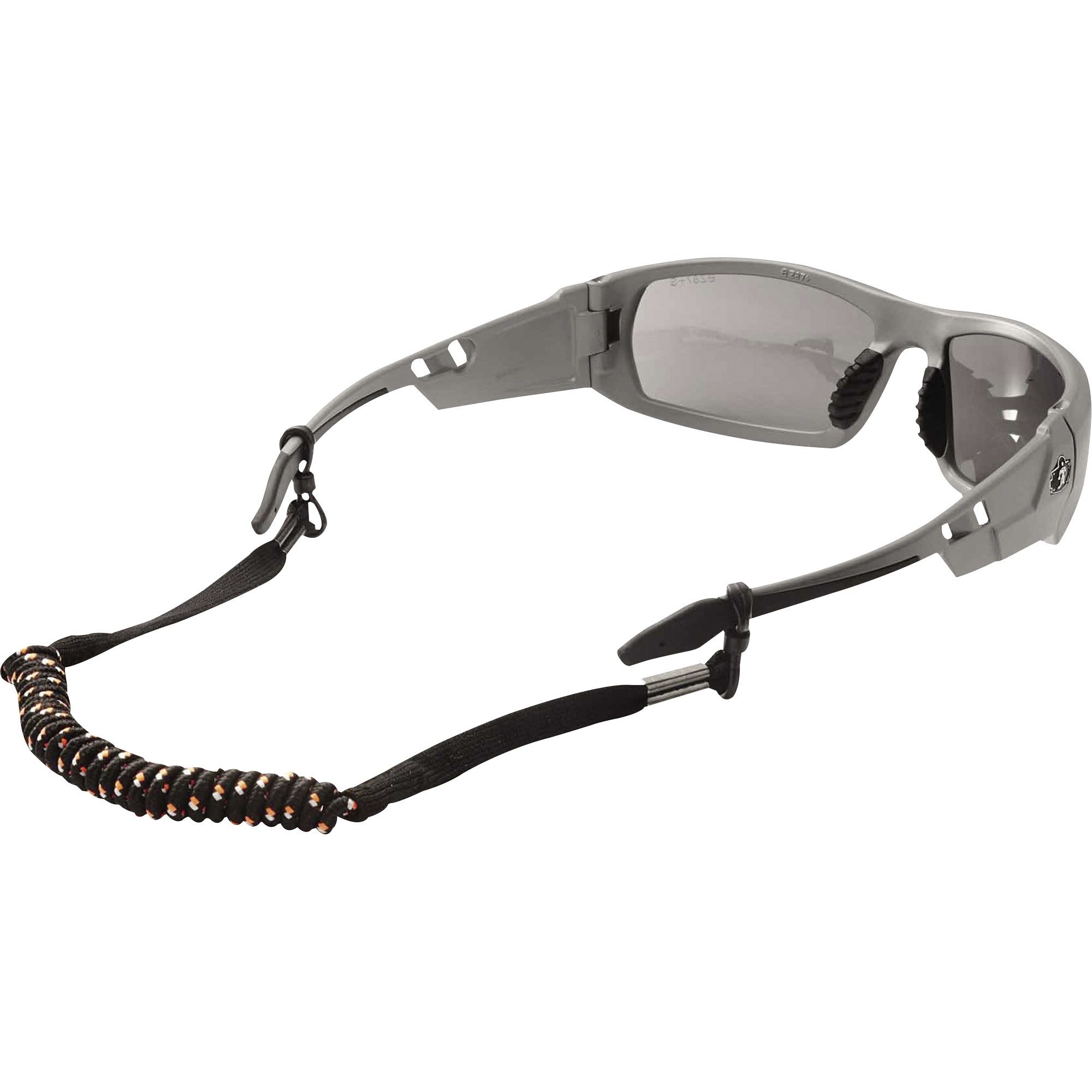 Adjustable - 0.3" Height x 1.5" Width x 12" Length - Black - Elastic, Nylon - 6 / Carton
