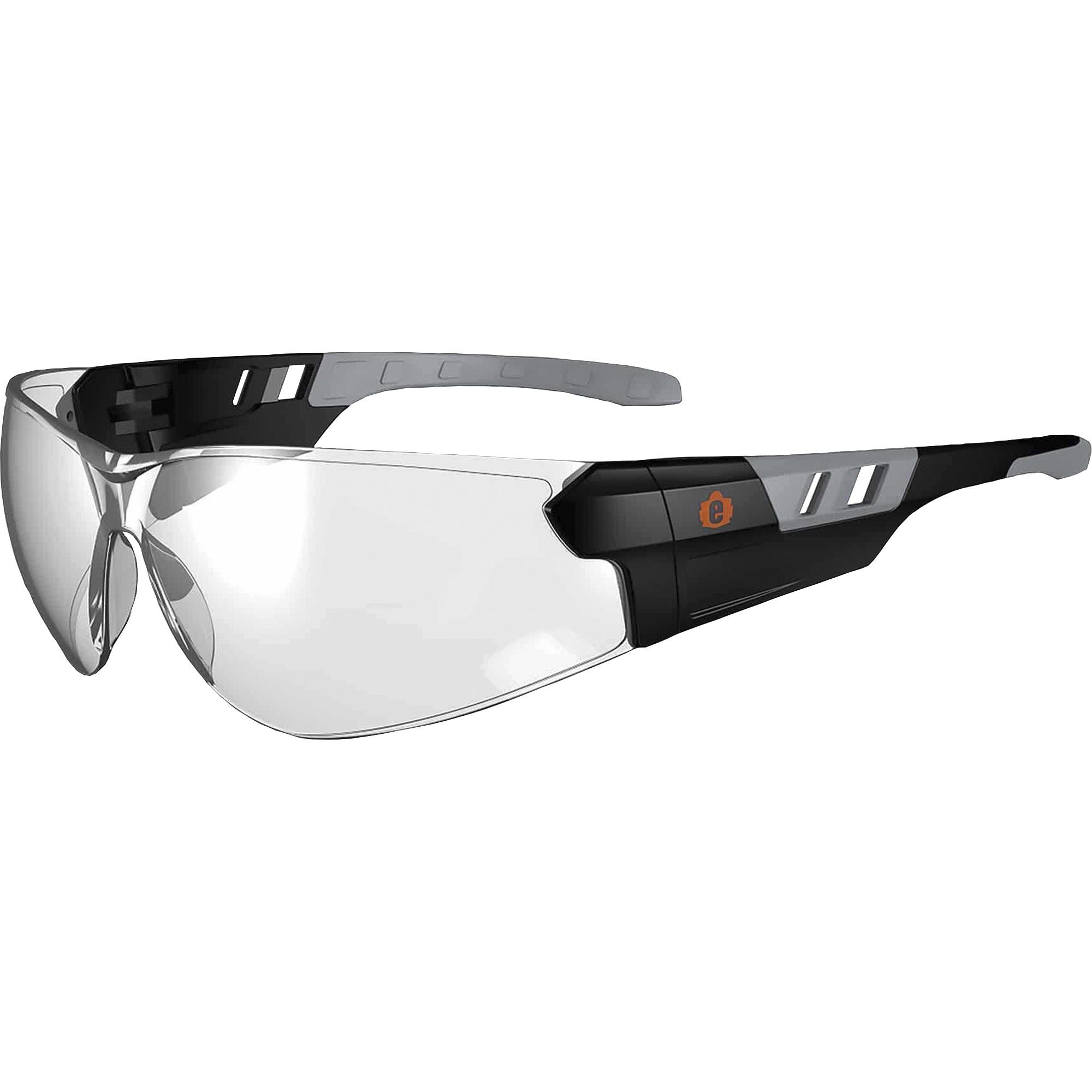 Recommended for: Indoor/Outdoor - Eye Protection - Matte Black - Anti-fog, Lightweight, Rimless, Impact Resistant, Anti-scratch, Durable, UV Resistant, Slip Resistant, Flex-Point Temple, Frameless - 1 Each