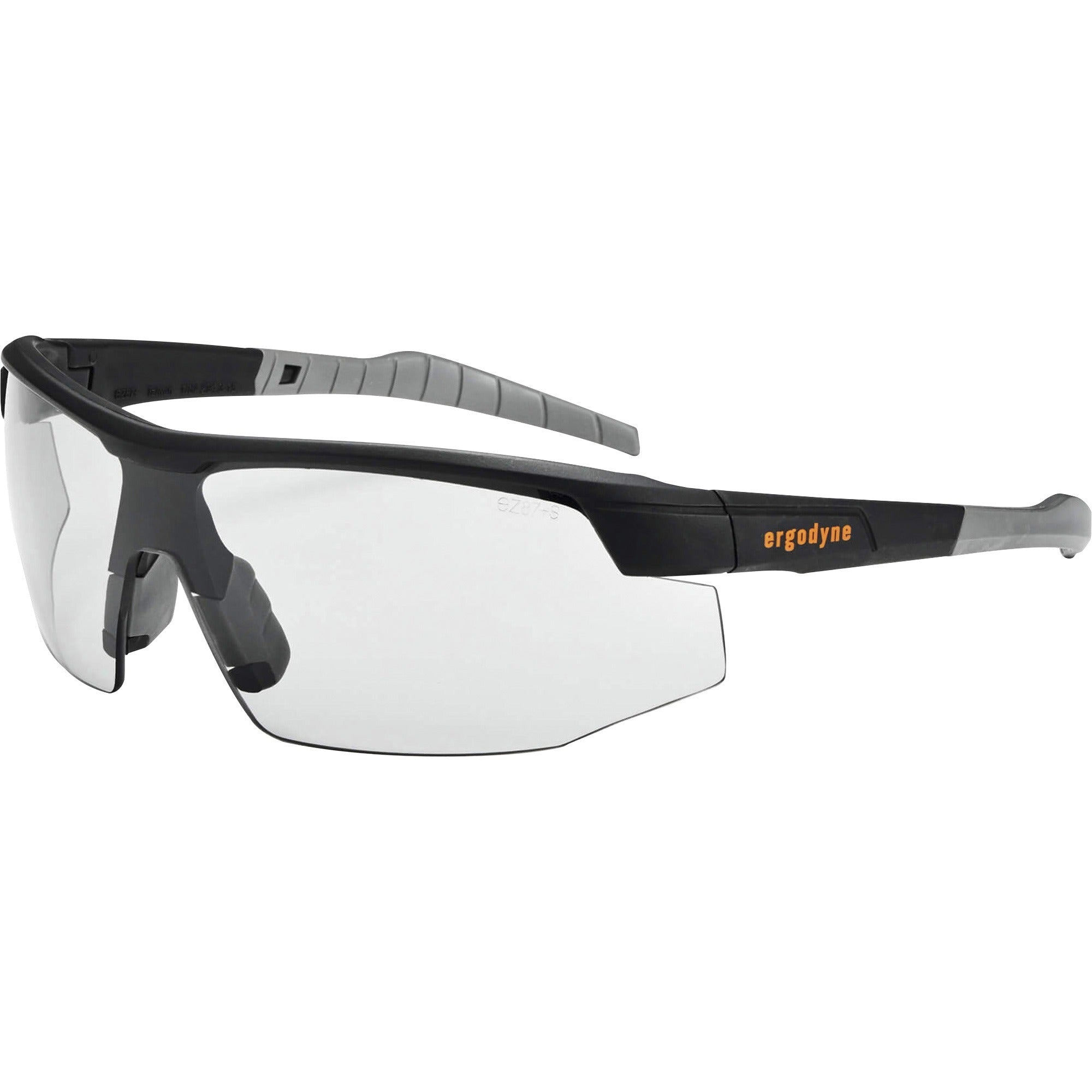 Ergodyne SKOLL In/Outdoor Lens Matte Safety Glasses, Matte Black, Black