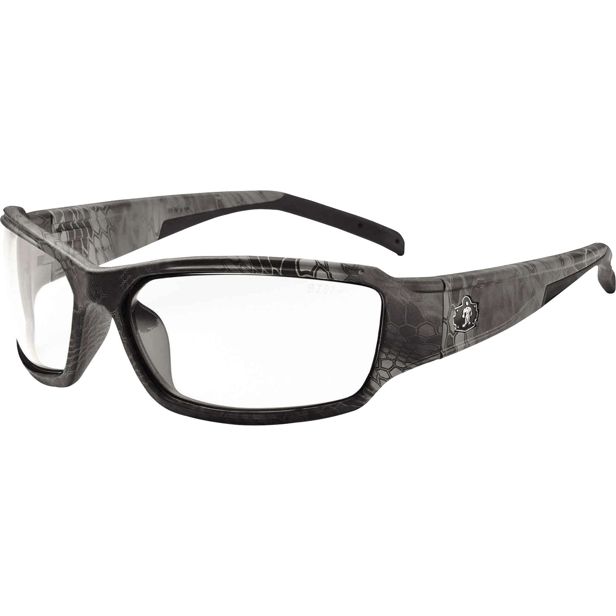 Eye Protection - Kryptek Typhon - Clear Lens - Durable, Bendable Frame, Flexible Frame, Break Resistant, Non-Slip Temple, Rubber Tipped Temples, Slip Resistant, Anti-scratch, UV Resistant, Polarized, Anti-glare, ... - 1 Each