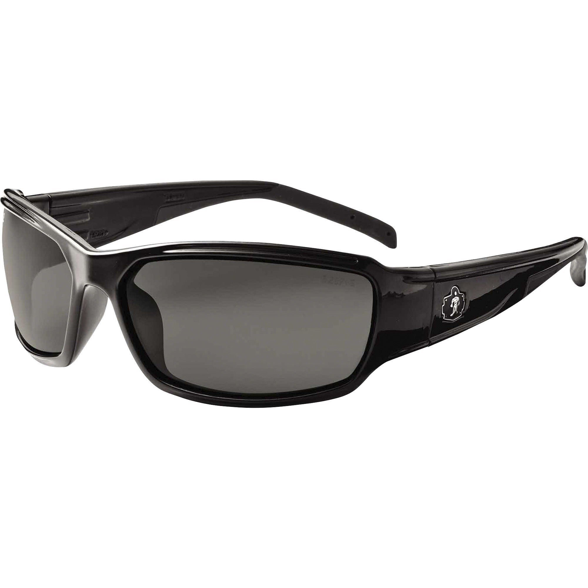 Ergodyne THOR Polarized Smoke Lens Safety Glasses, Black, Black