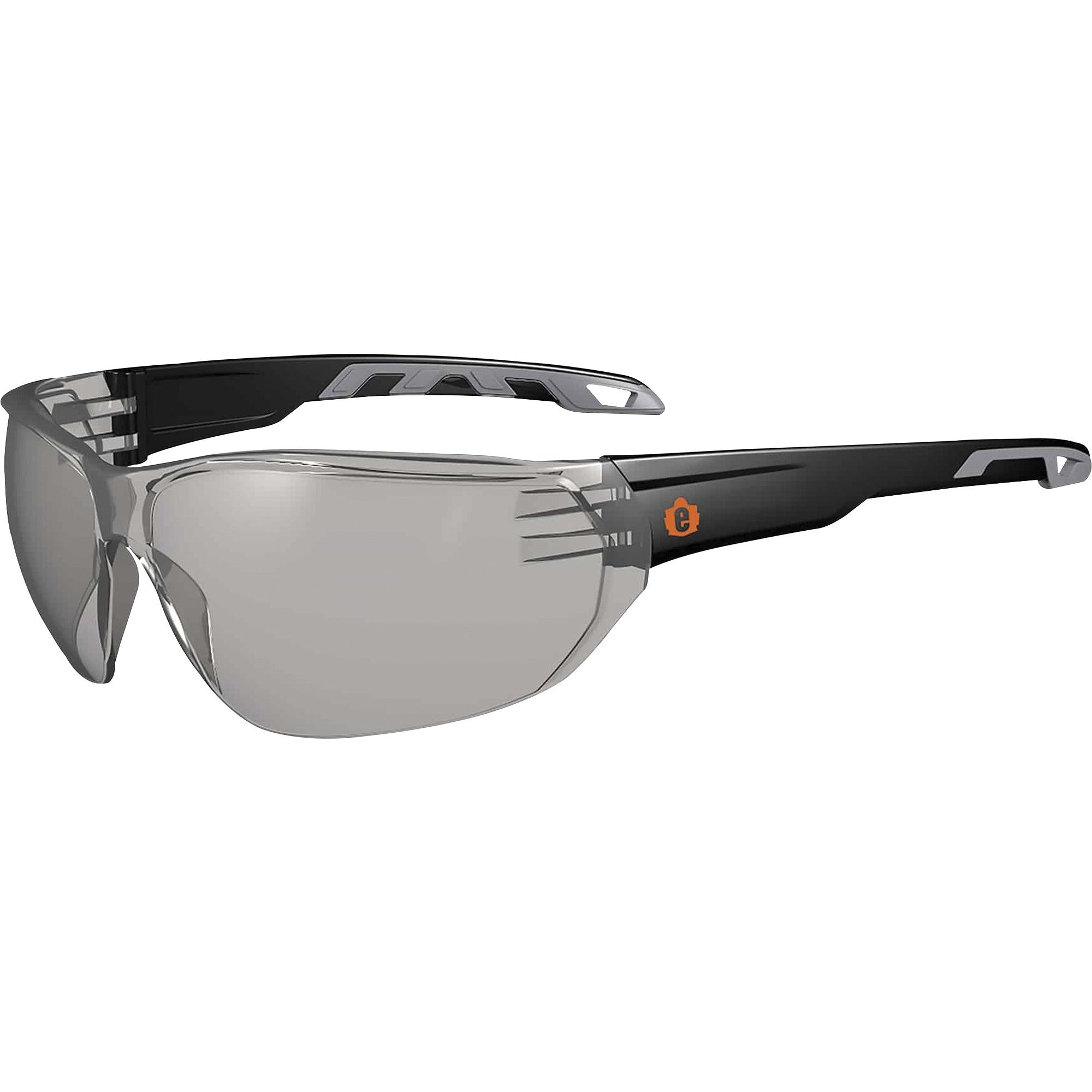 Recommended for: Indoor/Outdoor - Eye Protection - Matte Black - Anti-fog, Anti-scratch, UV Resistant, Lightweight, Impact Resistant, Non-Slip Temple, Rubber Tipped Temples, Frameless - 1 Each