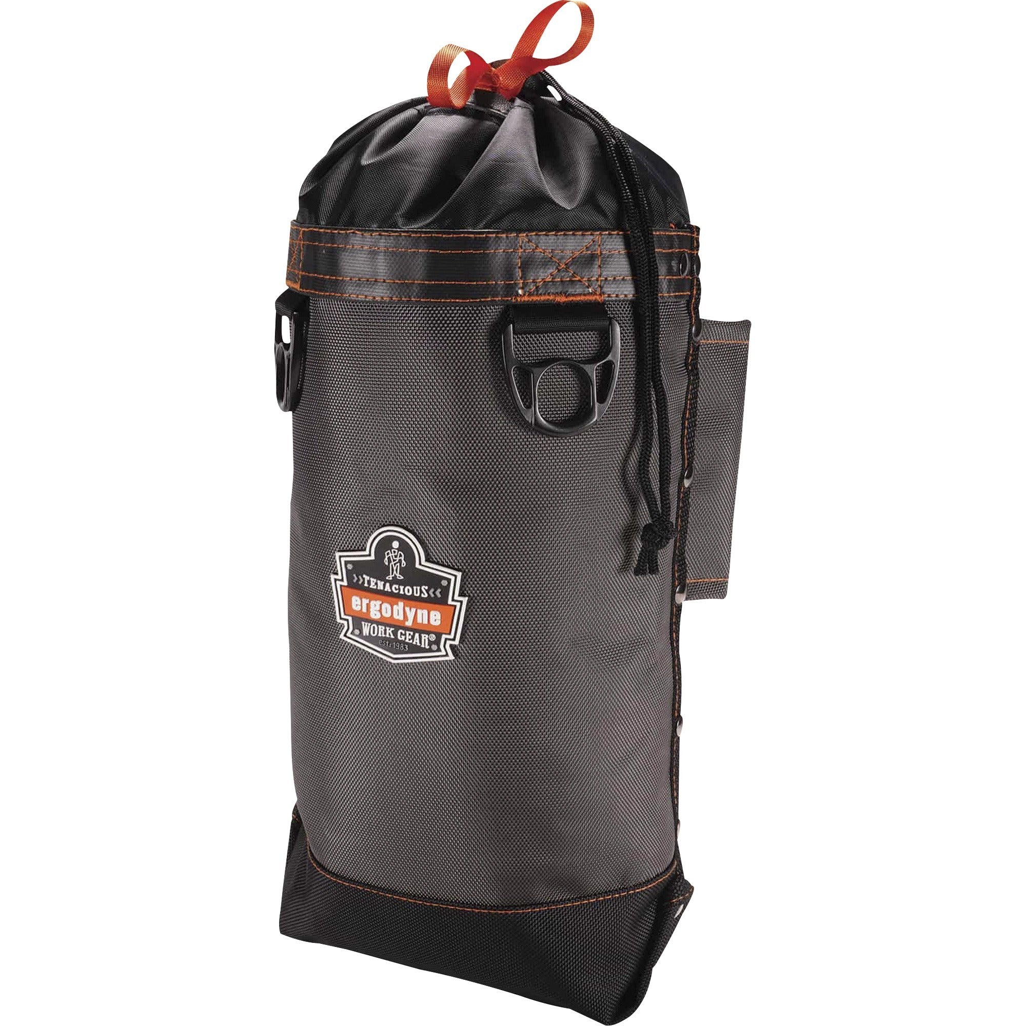 Drop Resistant, Damage Resistant - 420D Nylon Body - 1680D Ballistic Polyester Exterior Material - Belt Loop, D-ring, Cinch Strap - 13" Height x 5" Width x 10" Depth - 1 Each