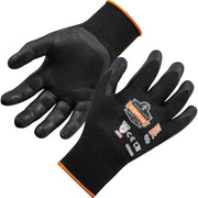 Ergodyne ProFlex 7001 Abrasion-Resistant Nitrile-Coated Gloves, Medium, Black, Touchscreen Capable, Seamless, Knit Wrist, Machine Washable, 2 Pairs per Pack, 12 Packs per Bag
