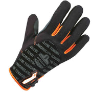 Ergodyne ProFlex 810 Reinforced Utility Gloves, Large, Black, 2" Thick, 12.75" Length, 2 Pairs, Thermal Protection, Abrasion Resistant, Reinforced Palm & Thumb, Breathable, Hook & Loop Closure