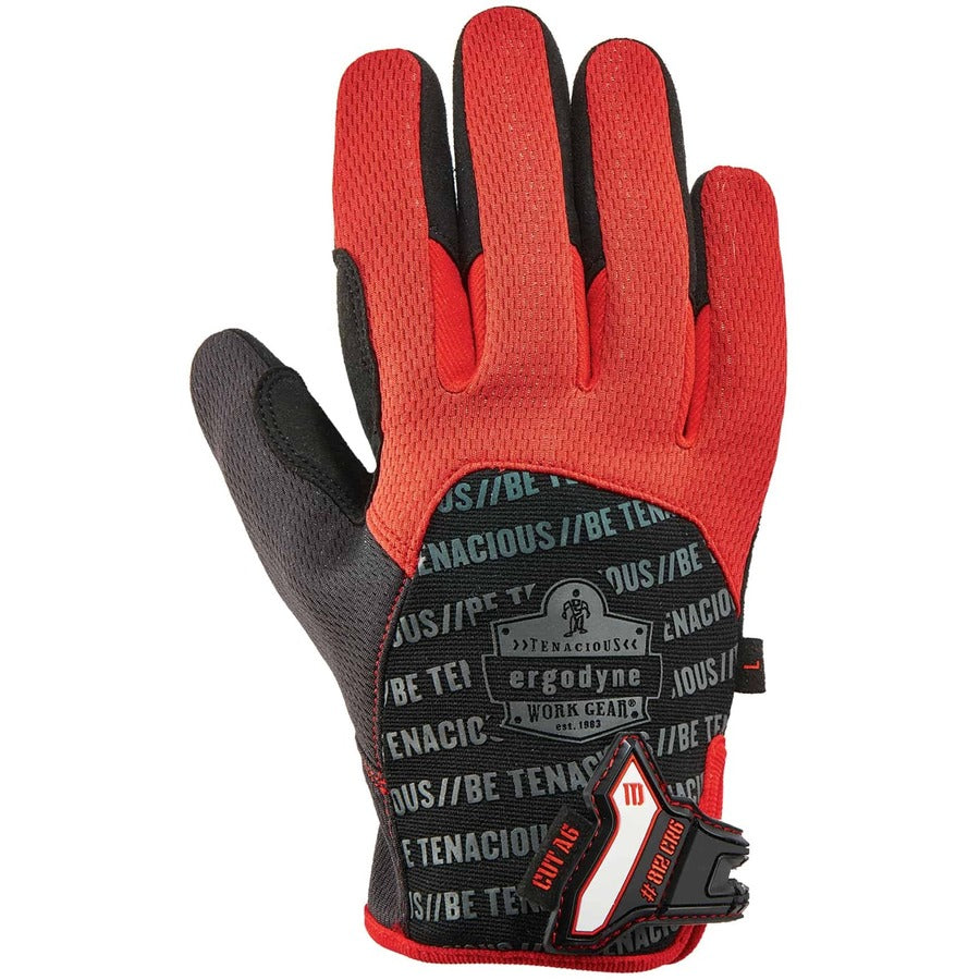 Ergodyne ProFlex 812CR6 Utility Cut-Resistant Gloves, XXL, Black, 2.25" Thick, 13.25" Length, 2 Pairs, Durable Grip, Reinforced Thumb, Flexible, Breathable, Machine Washable