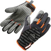 Ergodyne ProFlex 821 Smooth Surface Handling Gloves - 2" Thickness x 13" Glove Length - Extra Large Size - Black - Flexible, Comfortable, Breathable, Secure Fit, Molded, Pull-on Tab, ID Tab, Machine Washable - For Handling Goods - 2 / Pair