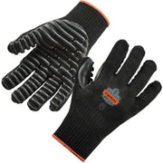 Ergodyne ProFlex 9003 Certified Lightweight Anti-Vibration Gloves, Large, Black, 0.75" Thickness, 13.50" Length, 2 Pairs