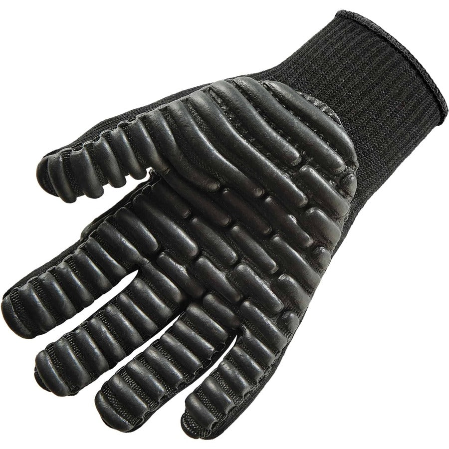 Ergodyne ProFlex 9003 Certified Lightweight Anti-Vibration Gloves, Extra Large, Black, 0.75" Thickness, 13.50" Length, 2 Pairs