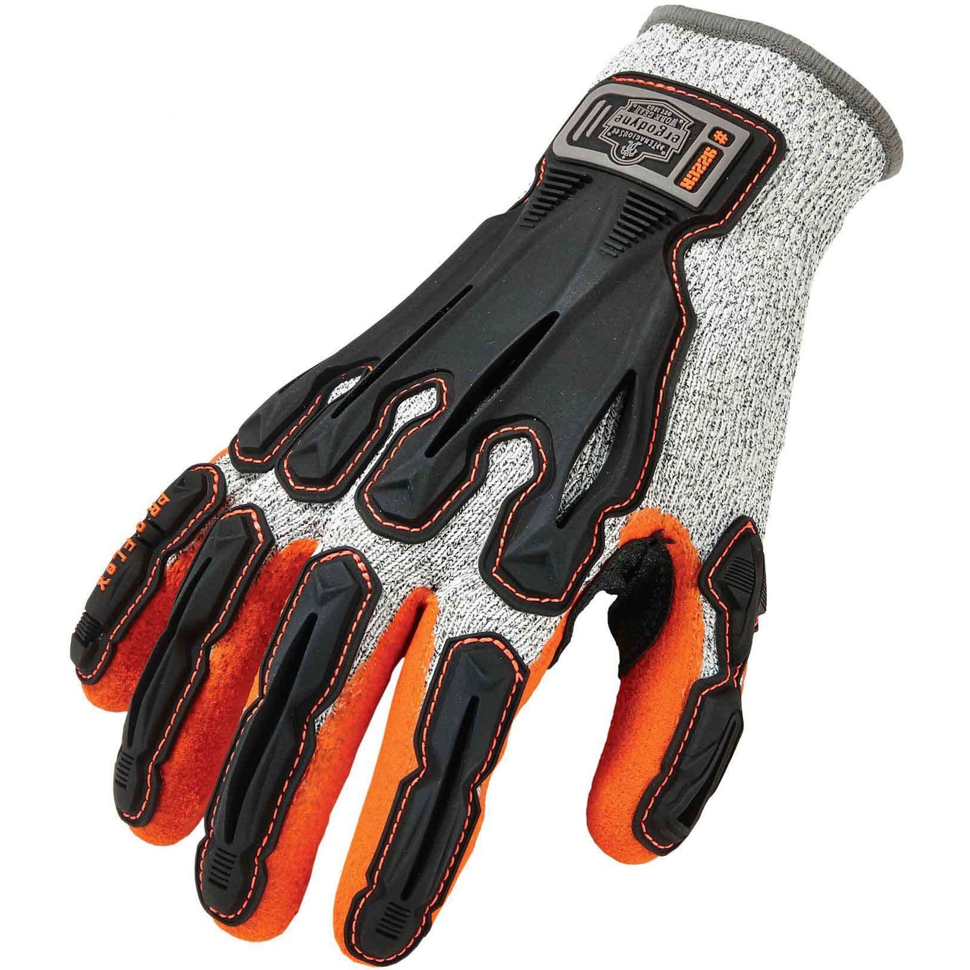 Ergodyne ProFlex 922CR Nitrile-Coated Cut Resistant Gloves, Small, Gray