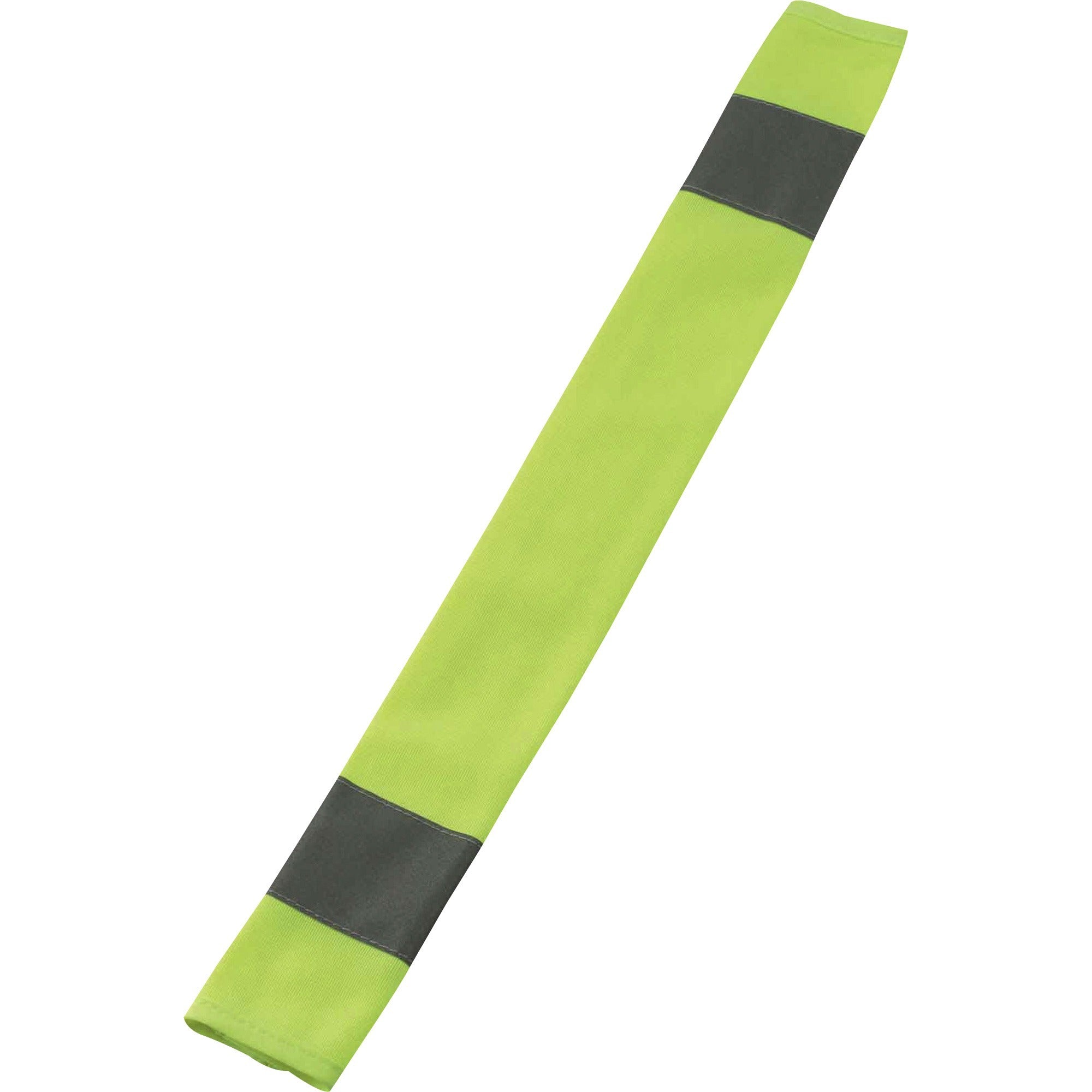 Ergodyne 8004 HI-Vis Seat Belt Cover, Lime, Polyester, 3" x 0.5" x 18.5", 6 per Carton