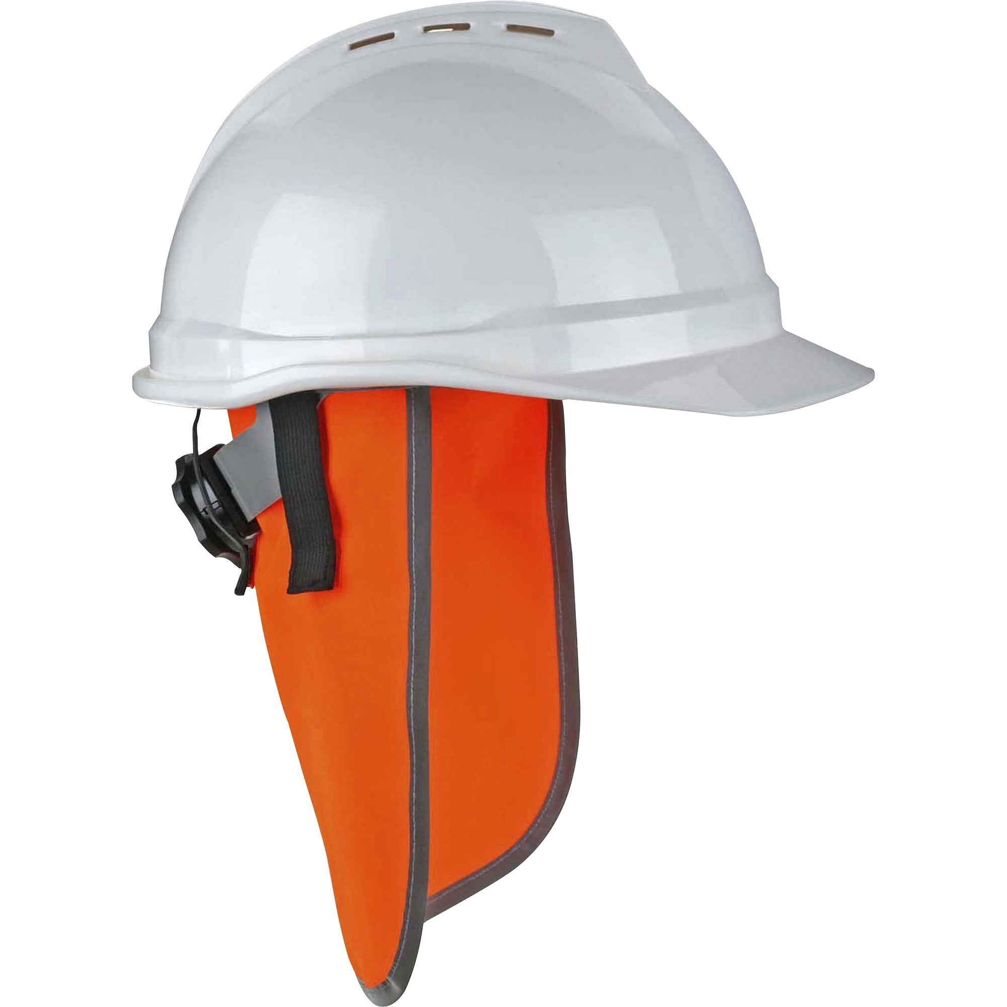 Ergodyne 8006 Hi-Vis Neck Shade, Orange, Polyester Fabric, 1" Height x 14.5" Width, 6 per Carton