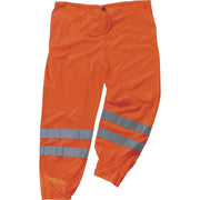 Ergodyne 8910 Class E Hi-Vis Pants, 2XL/3XL, Orange, Polyester Mesh, 1 Each