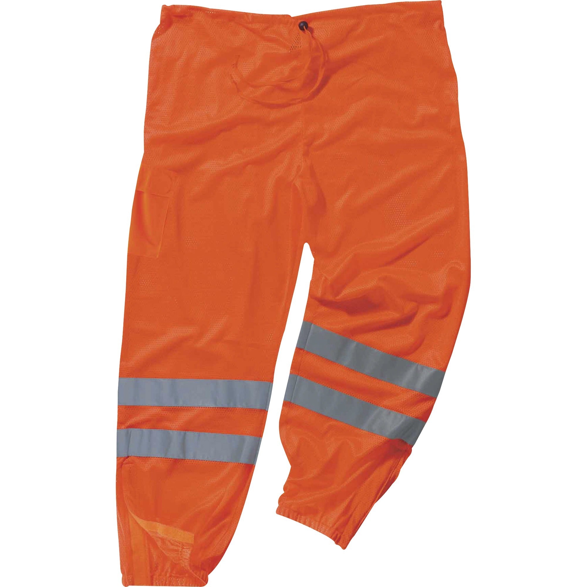 Ergodyne 8910 Class E Hi-Vis Pants, 4XL/5XL, Orange, Polyester Mesh, 1 Each