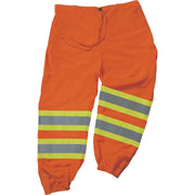 Ergodyne 8911 Class E Two-Tone Pants, 4XL/5XL, Orange, Polyester Mesh, 1 Each