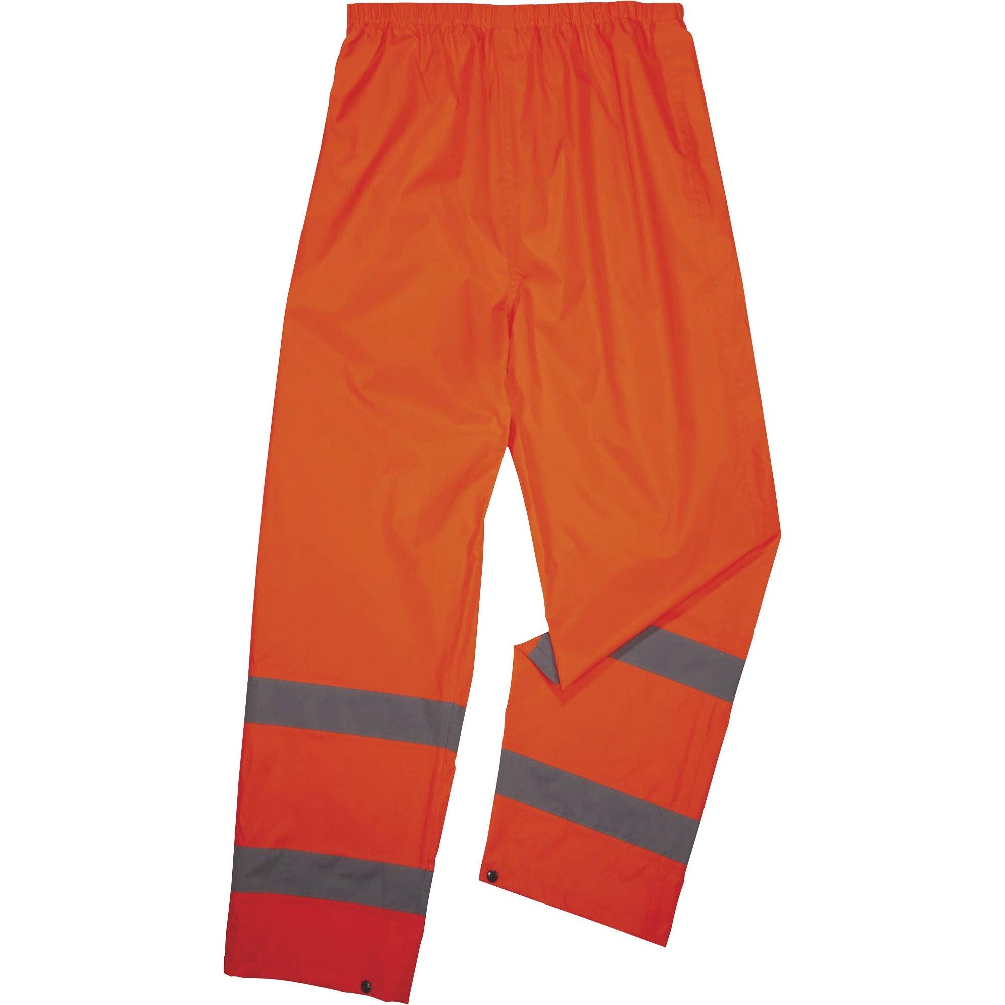 Ergodyne 8916 Lightweight Hi-Vis Rain Pants - Class E - For Rain Protection - 5XL Size - Orange - Polyurethane, 150D Oxford Polyester