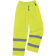 Ergodyne 8925 Class E Thermal Pants - For Weather Protection - Extra Large (XL) Size - Lime - Polyester, Polyurethane, Thinsulate