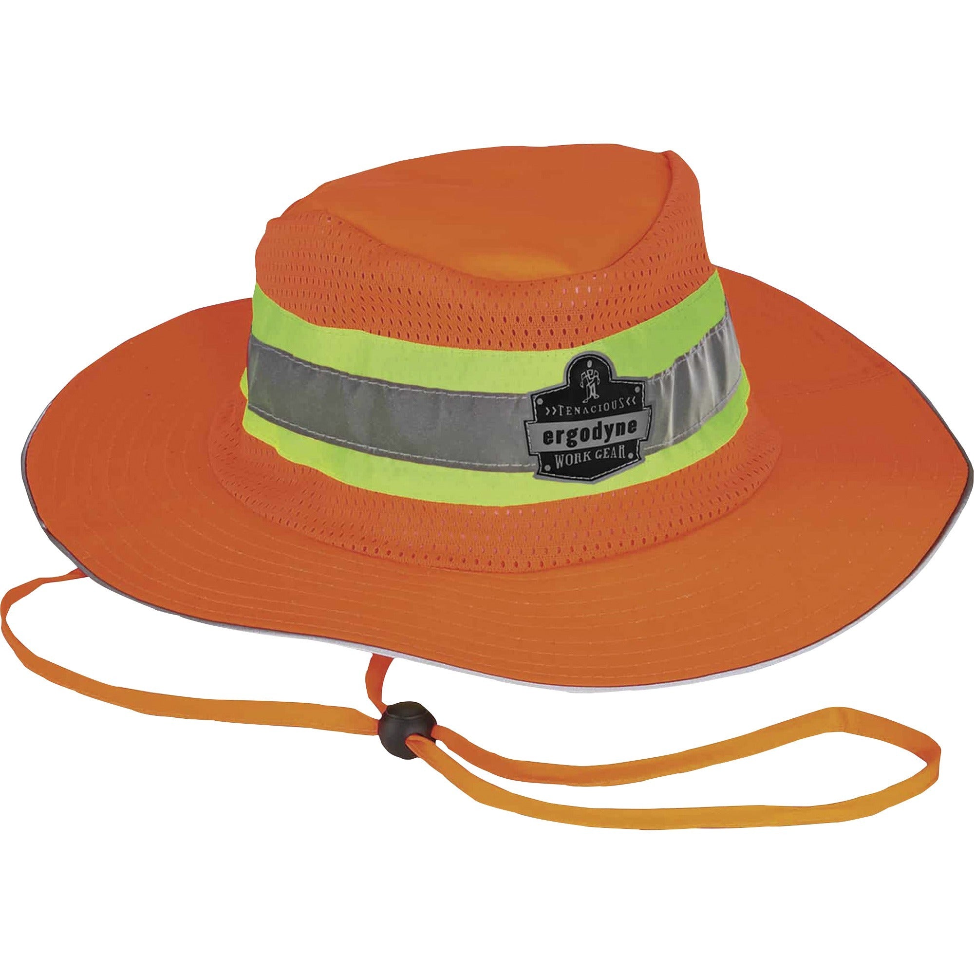 Ergodyne 8935 HI-Vis Ranger Sun Hat - 2XL/3XL Size - Polyester - Orange