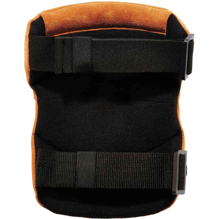 0.50" to 0.47" Knee Circumference - Brown - Leather, Nitrile Rubber, Neoprene, Foam, Acrylonitrile Butadiene Styrene (ABS) - 2 / Pair