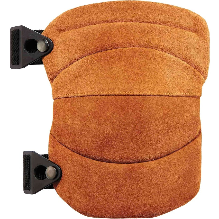 0.50" to 0.47" Knee Circumference - Brown - Leather, Nitrile Rubber, Neoprene, Foam, Acrylonitrile Butadiene Styrene (ABS) - 2 / Pair