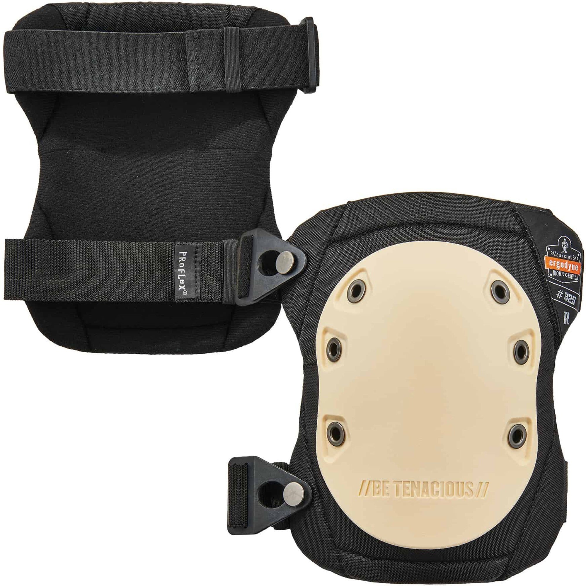 Tan, Black, Beige - 840D Nylon, Foam, Rubber - 2 / Pair