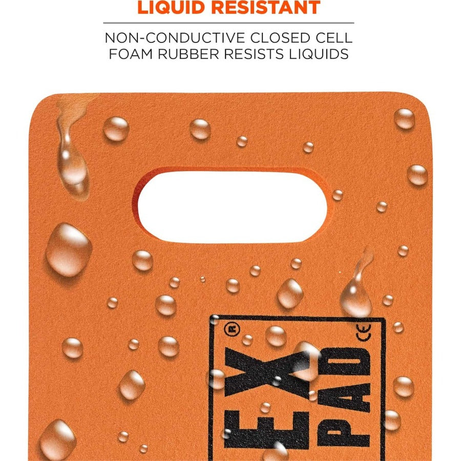 Orange - Foam, Nitrile Rubber, Rubber, Steel, Nitrile Butadiene Rubber (NBR) Foam - 1 Each