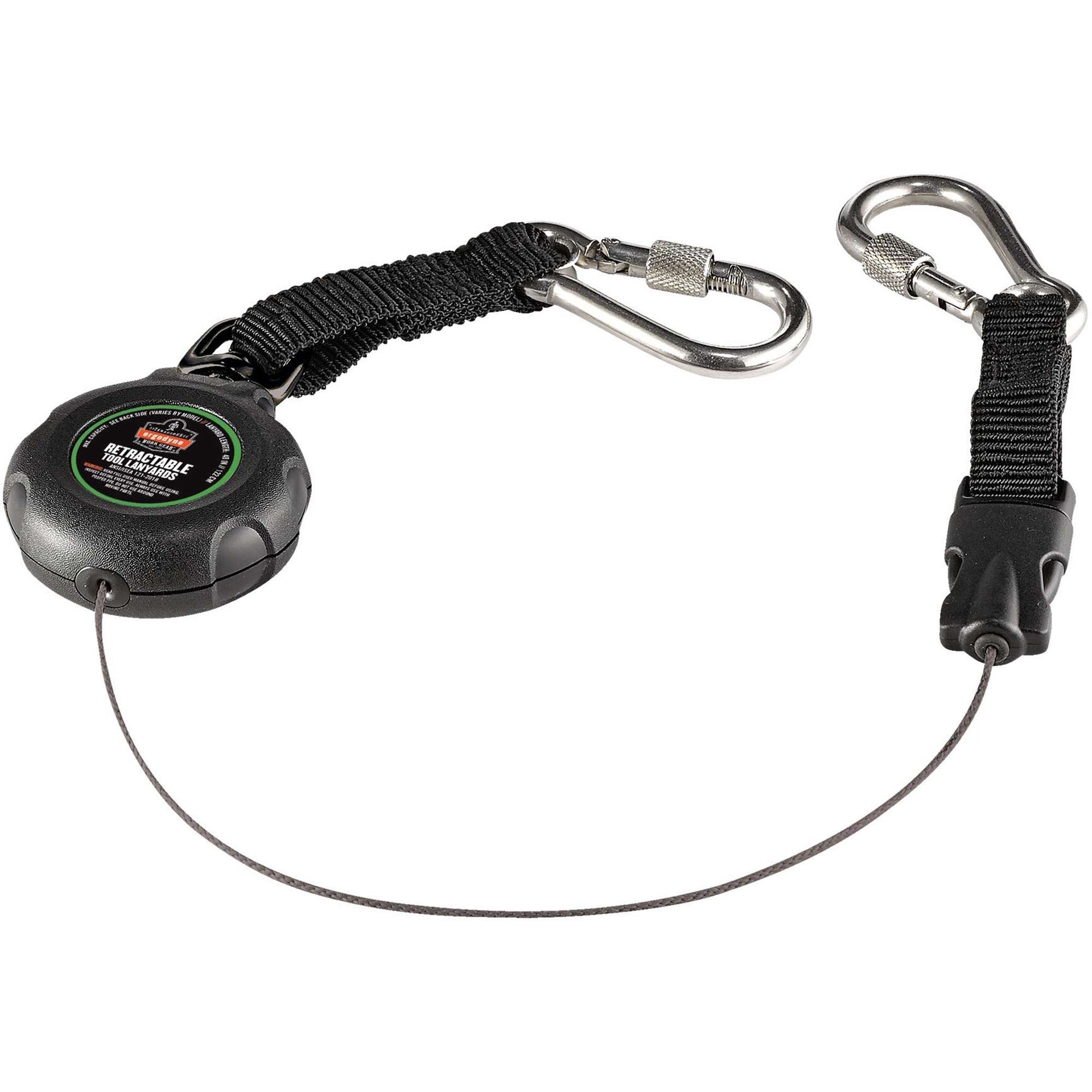 1 lb Load Capacity - Standard - Clip/Buckle Attachment - 1.5" Height x 12.5" Width x 5" Length - Black - Stainless Steel, Acrylonitrile Butadiene Styrene (ABS), Plastic - 1 Each