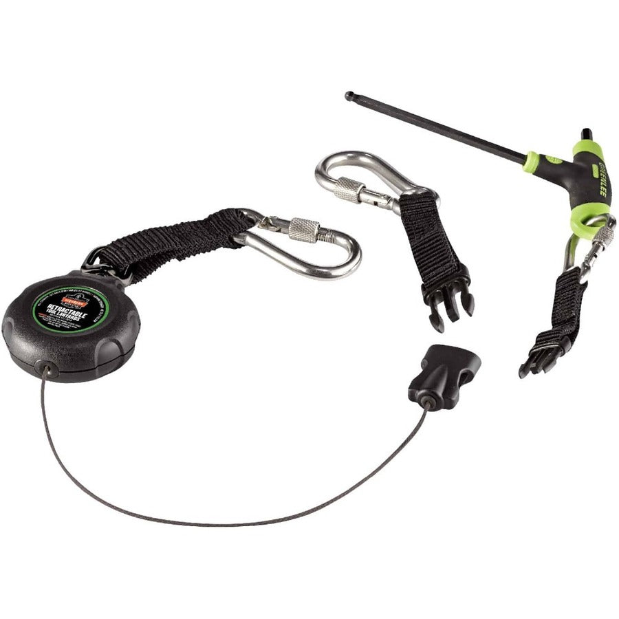 1 lb Load Capacity - Standard - Clip/Buckle Attachment - 1.5" Height x 12.5" Width x 5" Length - Black - Stainless Steel, Acrylonitrile Butadiene Styrene (ABS), Plastic - 1 Each