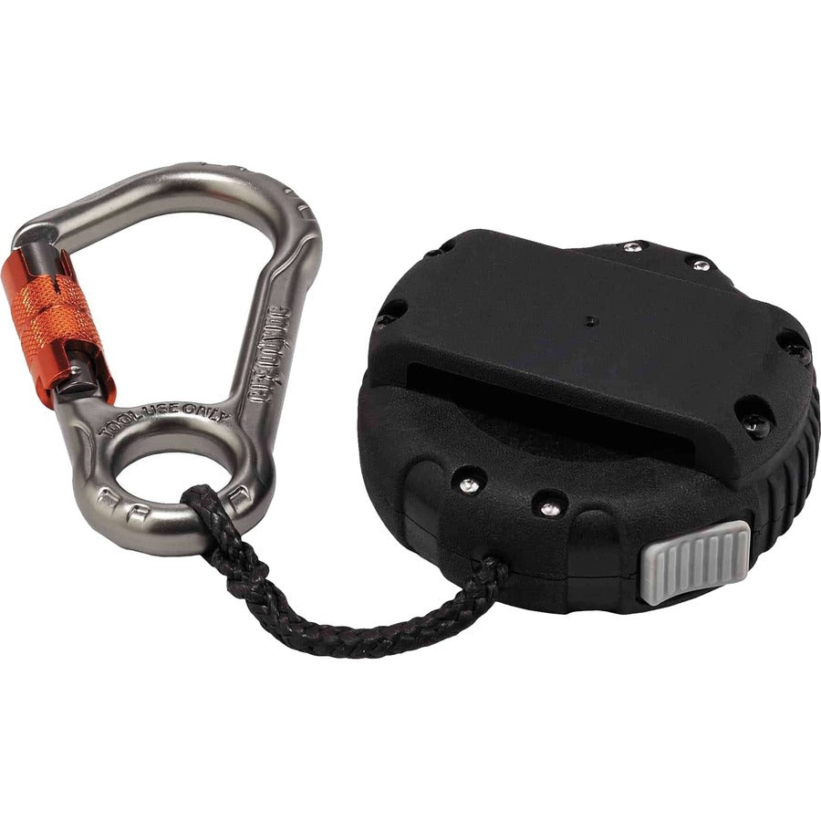 Adjustable - 5 lb Load Capacity - Standard - Carabiner Attachment - 1" Height x 9.3" Width x 48" Length - Black - Aluminum, ABS Plastic - 1 Each