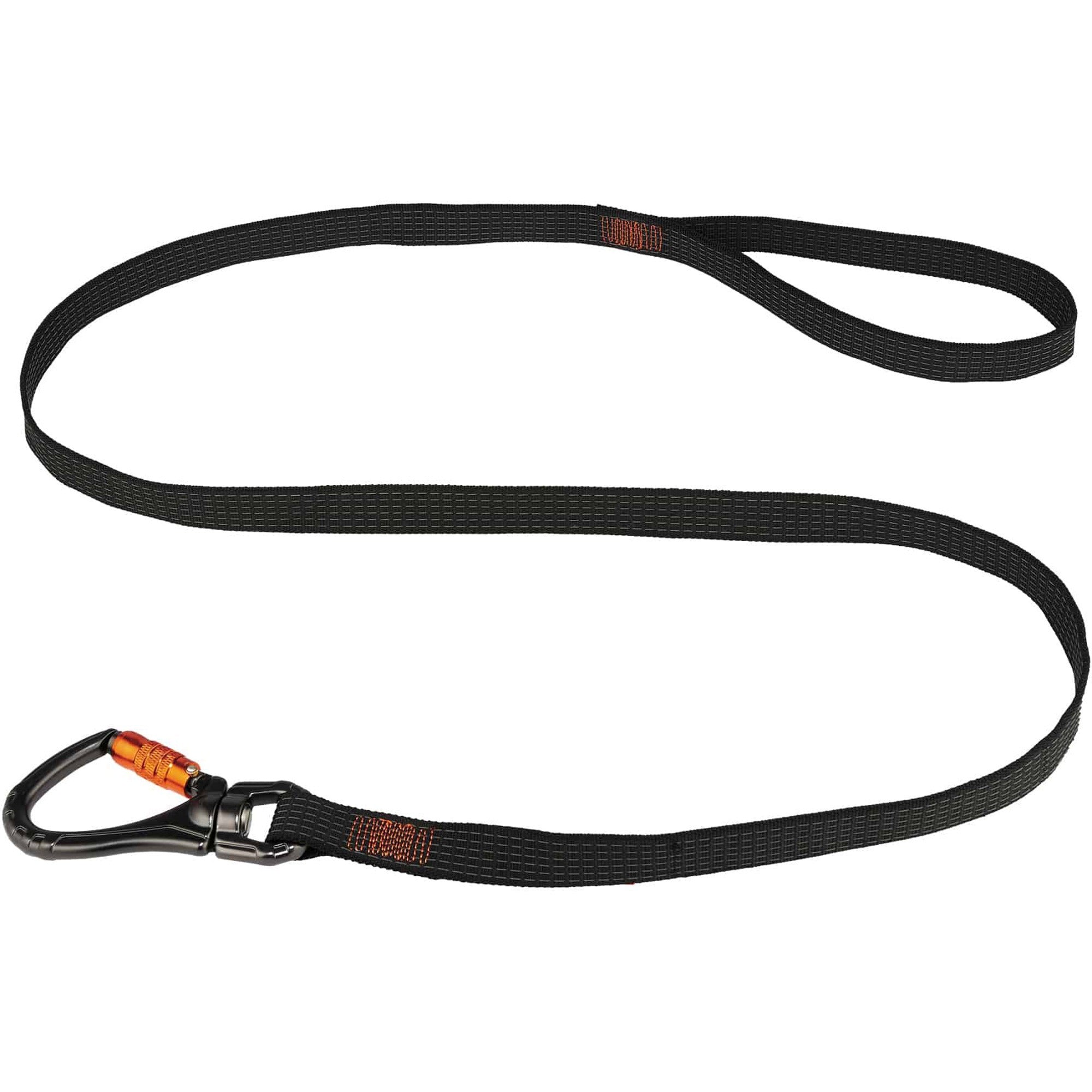 40 lb Load Capacity - Standard - Carabiner Attachment - 1" Height x 10.3" Width x 76" Length - Black - Nylon - 1 Each