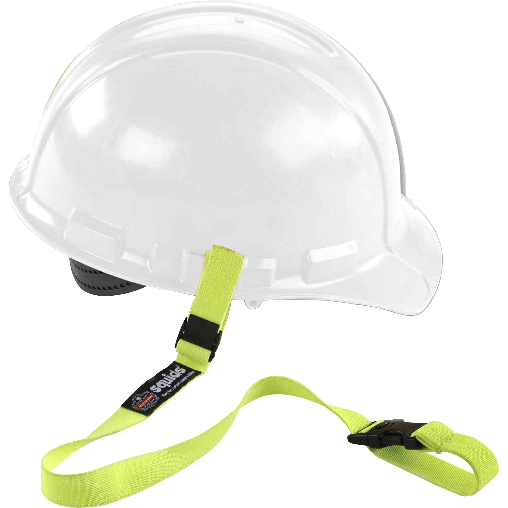 Adjustable - 2 lb Load Capacity - Buckle Attachment - 8" Height x 2" Width x 48" Length - Lime - Elastic, Plastic - 6 / Carton