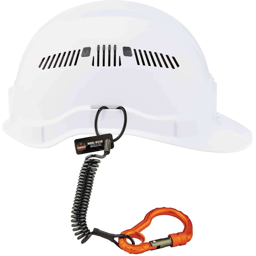 2 lb Load Capacity - Carabiner Attachment - 1.5" Height x 4" Width x 48" Length - Black - Aluminum, Plastic - 6 / Carton