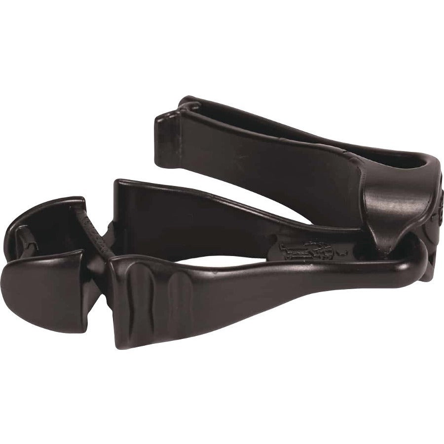Ergodyne 3405 Glove Clip, Belt Clip Mount, Black, 4" x 2", Durable, Break Resistant, Dual Clip, Non-conductive, Chemical & Temperature Resistant, Acetal Copolymer/TPU, 6 per Carton