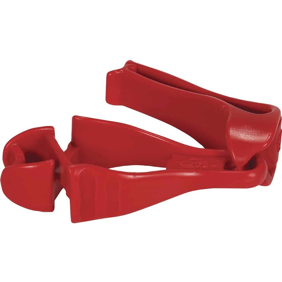 Ergodyne 3405 Glove Clip, Belt Clip Mount, Red, 4" x 2", Durable, Break Resistant, Dual Clip, Non-conductive, Chemical & Temperature Resistant, Acetal Copolymer/TPU, 6 per Carton