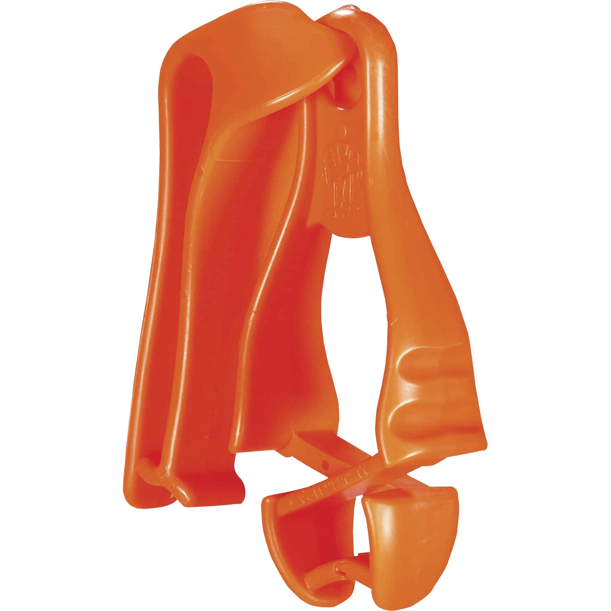 Ergodyne 3405 Glove Clip, Belt Clip Mount, 4" x 2", Orange, Acetal Copolymer & Thermoplastic Polyurethane, Dual Clip, Break Resistant, Non-conductive, Chemical & Temperature Resistant, 6 per Carton