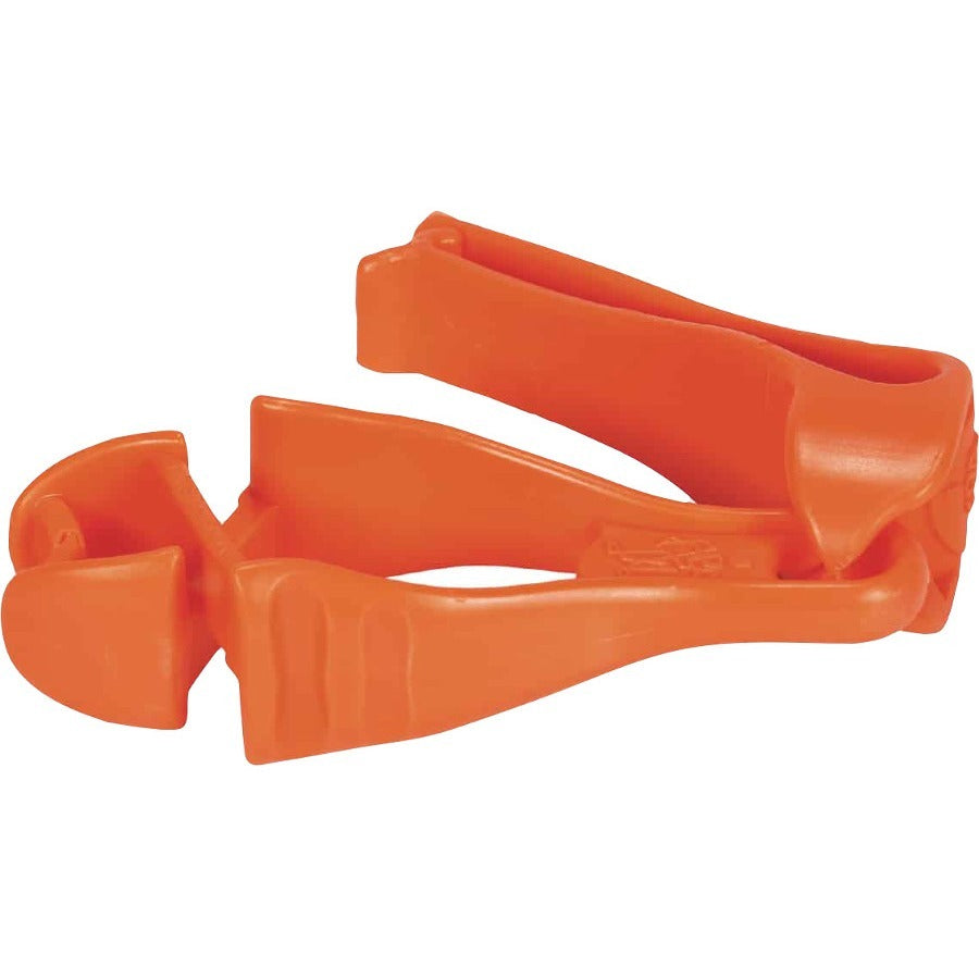 Ergodyne 3405 Glove Clip, Belt Clip Mount, 4" x 2", Orange, Acetal Copolymer & Thermoplastic Polyurethane, Dual Clip, Break Resistant, Non-conductive, Chemical & Temperature Resistant, 6 per Carton