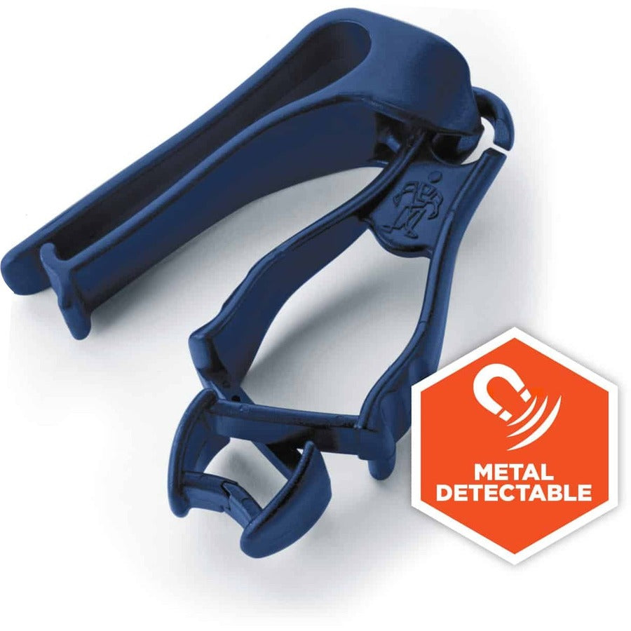 Ergodyne 3405MD Deep Blue Metal Detectable Glove Clip - Belt Clip Mount