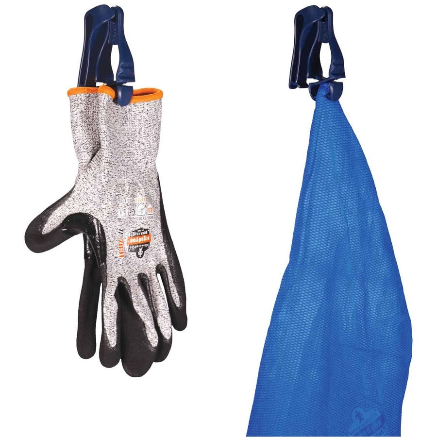 Ergodyne 3405MD Deep Blue Metal Detectable Glove Clip - Belt Clip Mount