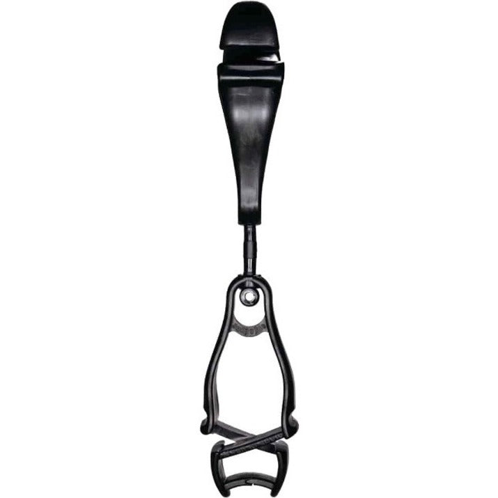 Ergodyne 3420 Swiveling Glove Clip Holder, Dual Clips, Black, 6.5" x 1.5", Acetal Copolymer/Thermoplastic Polyurethane, 6 per Carton