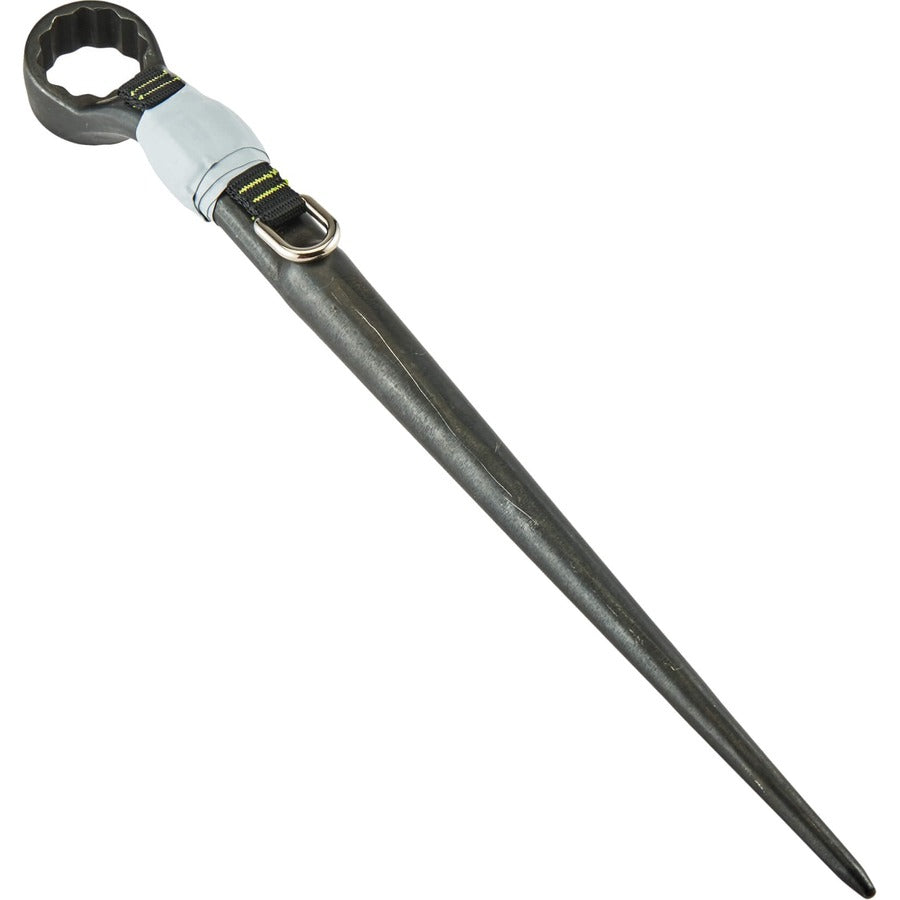 Ergodyne 3700 Web Tool Tether Attachment - D-Ring Tool Tails - 2lbs (6-Pack) - 9.5" Height x 0.3" Width - Black - Nylon Webbing - 6 / Pack
