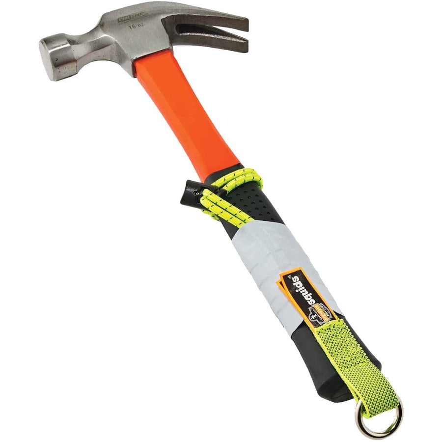 Ergodyne 3703 Elastic Tool Tether Attachment - Loop Tool Tails - 15lbs (3-Pack) - 0.3" Width x 9.5" Height x 18" Length - Lime - Elastic, Nylon - 3/Each - 18 / Carton