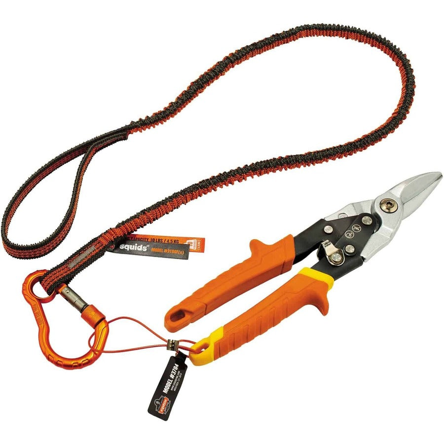 0.1" Height x 4.8" Width - Orange - Stainless Steel, Polyurethane - 6 / Pack