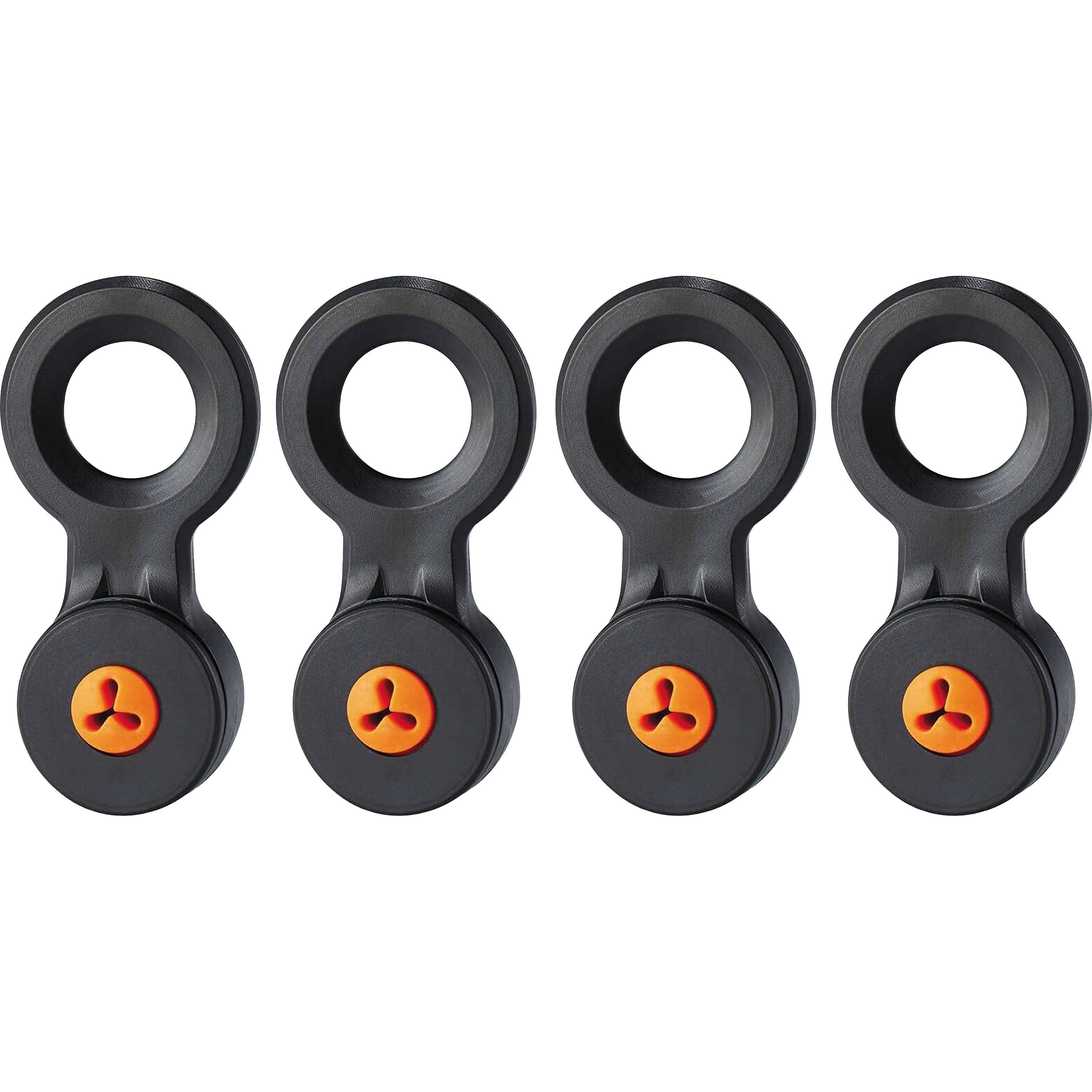 Ergodyne 3740 Hand Tool Attachment Trap - Slips, 0.5" x 4", Orange/Black, ABS, 4-Pack