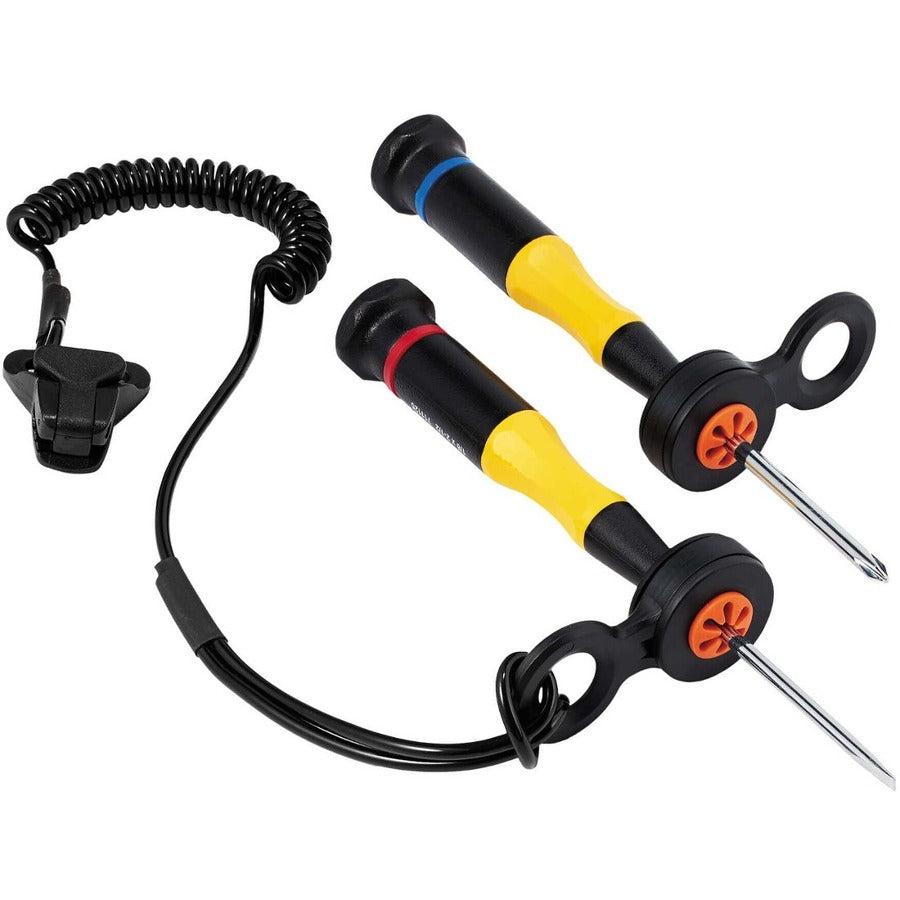 Ergodyne 3740 Hand Tool Attachment Trap - Slips, Orange/Black, ABS, 0.5" Height x 4" Width, 4-Pack